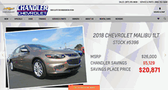 Desktop Screenshot of chandlerchevcad.com