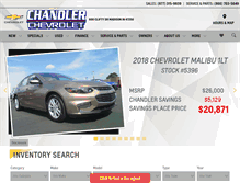 Tablet Screenshot of chandlerchevcad.com